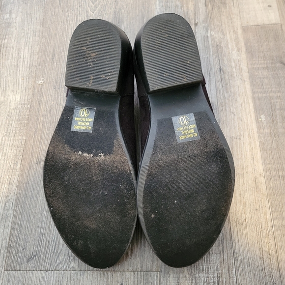 J. Adam's Black booties in size 10 used once - Picture 5 of 6